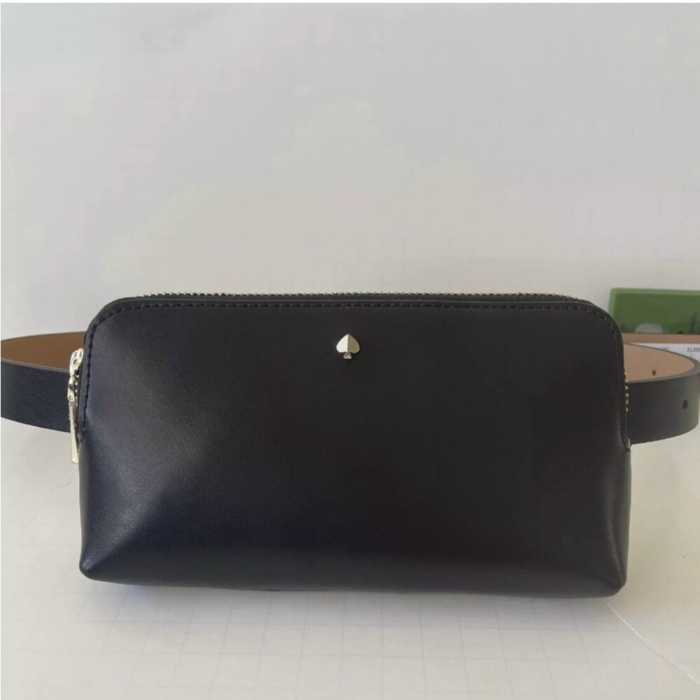 Kate Spade Black Leather Belt Bag